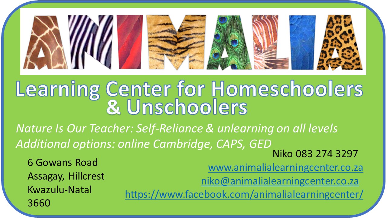 Animalia Learning Center for Home Schoolers logo and details for website